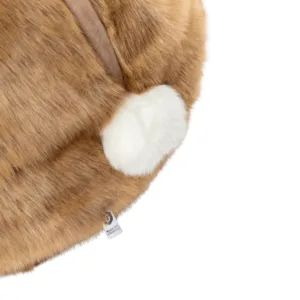 Fotoliu puf pentru copii Wild and Soft iepuras din plus premium