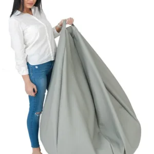Fotoliu puf tip sac nirvana grande panama mov pretabil si la exterior umplut cu perle polistiren