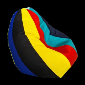 Fotoliu puf tip sac nirvana grande panama multicolor pretabil si la exterior umplut cu perle polistiren