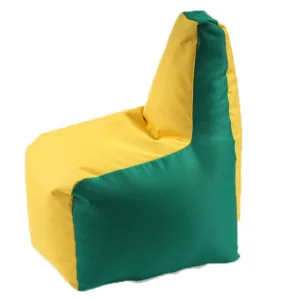 Fotoliu puf tip scaun pentru copii 2-8 ani sunlounger junior panama nature umplut cu perle polistiren