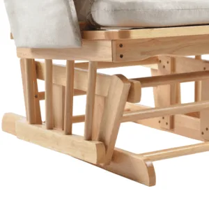 Fotoliu reglabil pentru alaptare ONINO cu suport de picioare Natural Beige