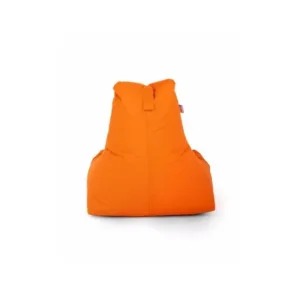 Fotoliu tip para Big Bean Bag textil umplut cu perle polistiren portocaliu