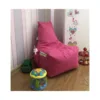 Fotoliu tip para pentru copii Big Bean Bag textil umplut cu perle polistiren roz