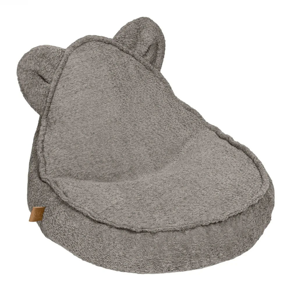 Fotoliu tip puf pentru copii MeowBaby Teddy sako bag maro deschis