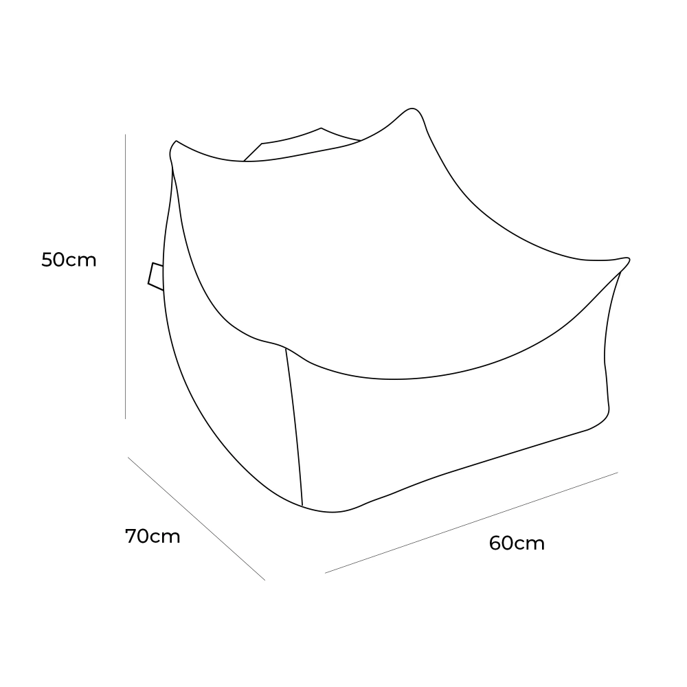 Fotoliu tip puf pentru copii MeowBaby olive sage green