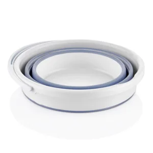 Galeata pliabila BabyJem Blue pentru baie