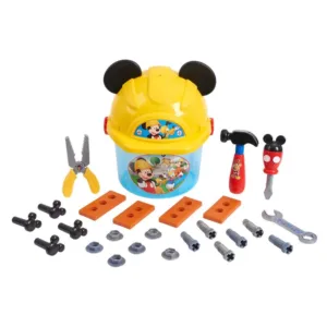 Galetusa cu unelte si casca Disney Junior Mickey Mouse 29 piese