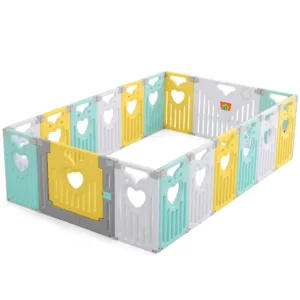 Gardulet loc de joaca Nichiduta Garden Birdy YellowGreen pliabil