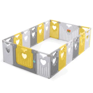 Gardulet loc de joaca Nichiduta Garden Birdy YellowGrey pliabil