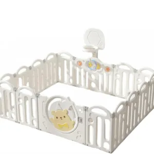 Gardulet loc de joaca pentru copii Nichiduta Garden Bear White