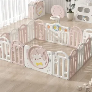 Gardulet loc de joaca pentru copii Nichiduta Garden Pink Bear