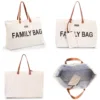Geanta Childhome Family Bag alb