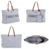 Geanta Childhome Family Bag canvas gri