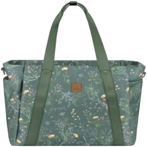 Geanta accesorii pentru carucior Kikka Boo Florence 2025 Secret Garden Verde