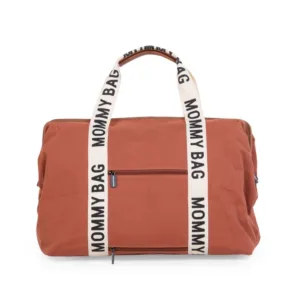 Geanta de infasat Childhome Mommy Bag Signature ruginiu