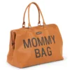 Geanta de infasat Childhome Mommy Bag piele ecologica Maro