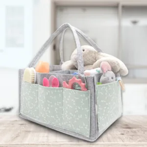 Geanta organizator scutece si accesorii copiibebelusi BabyJem Verde
