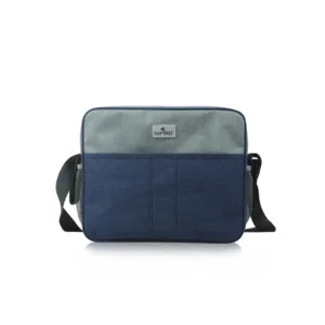Geanta pentru accesoriile bebelusului compartimentata blue  grey