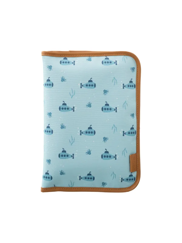 Geanta-plic pentru schimbat scutece cu salteluta model Submarine