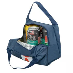 Geanta termoizolanta pentru transport alimente model Blue with Fox 21 cm