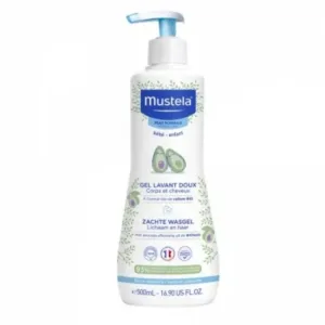 Gel de curatare delicat par si corp Mustela 500 ml