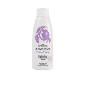 Gel de dus 100 vegan Aromatics Ylang Ylang cu prebiotice si vit E 650 ml