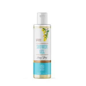 Gel de dus cu portocala si ylang-ylang Wooden Spoon Happy Ylang bio 200ml