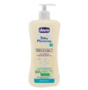 Gel de dus si sampon fara lacrimi Chicco Baby Moments Baby Skin 500 ml 0 luni+