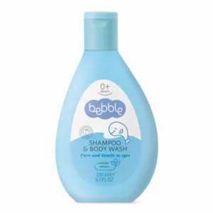 Gel de dus si sampon pentru copii Bebble Lavanda