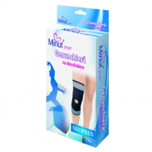 Genunchiera neopren cu deschidere Minut S