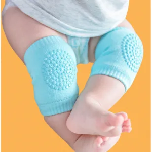 Genunchiere cu silicon pentru bebelusi 0-12 luni Gri petrol