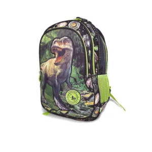 Ghiozdan cu 3 compartimente Dinosaur