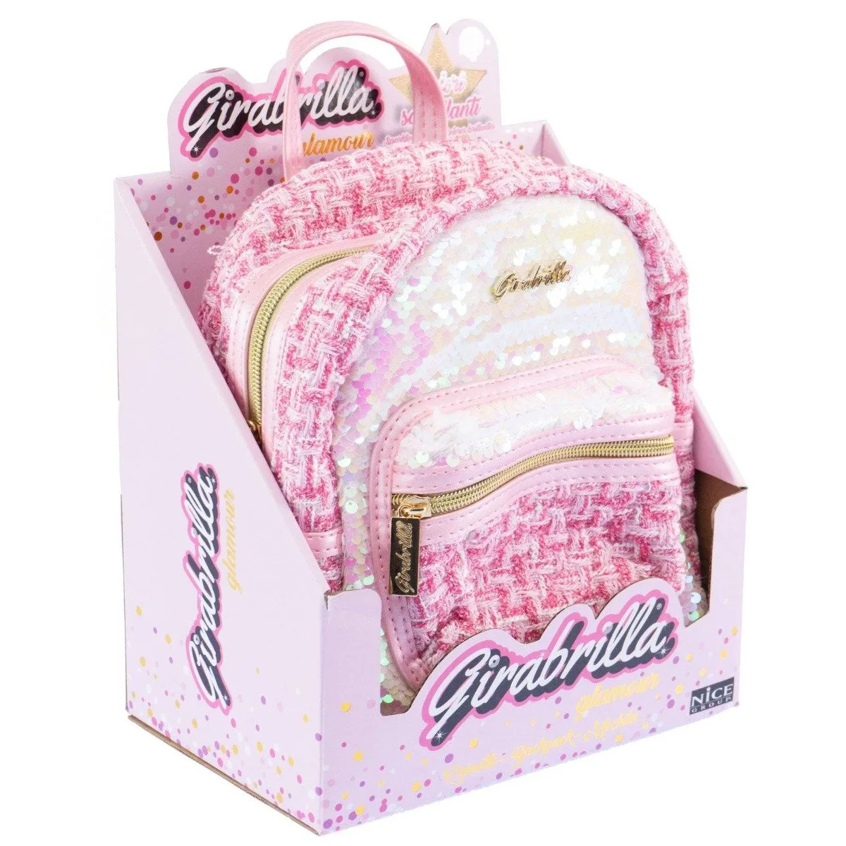 Ghiozdan din material tweed