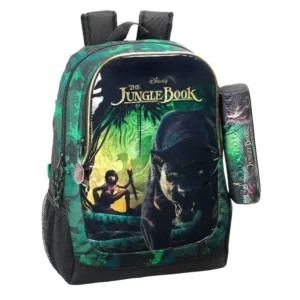 Ghiozdan mare cu penar Cartea Junglei 44 cm