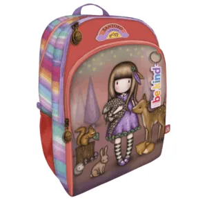 Ghiozdan scoala Gorjuss Be Kind To All Creatures 43.5 cm