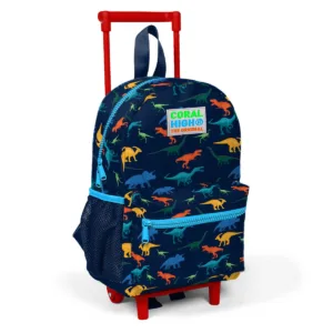 Ghiozdan tip troller cu 2 compartimente