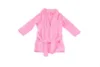 Halat de baie frotir bumbac 100 roz 18-24 luni