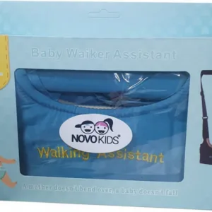 Ham pentru copii Novokids First Walking Assistant Turquoise cu Maner confortabil