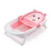 Hamac cadita Little Mom Baby Bath Tub Bear Pink moale