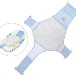 Hamac textil pentru cadita Little Mom Classic Blue