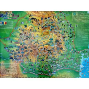 Harta Romaniei pentru copii