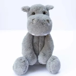 Hipopotam gri de plus moale 40 cm