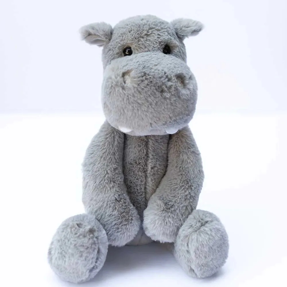 Hipopotam gri de plus moale 40 cm