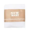Husa New Baby pentru saltea de infasat 50x70 cm cu banda elastica Bumbac terry white
