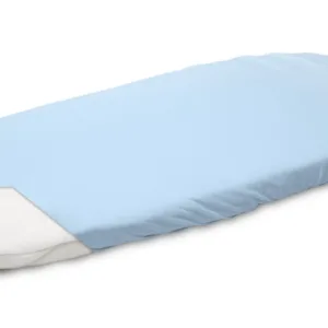 Husa de bumbac cu elastic pentru salteaua de landou albastru