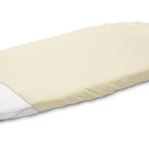 Husa de bumbac cu elastic pentru salteaua de landou bej