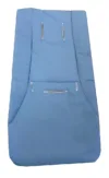Husa de bumbac pentru carucior Uni albastra