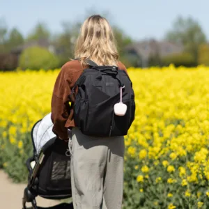 Husa de protectie din silicon Babyono Roz pentru suzeta