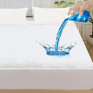 Husa impermeabila pentru saltea Homibon Alb 100x200+30 cm