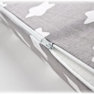 Husa pentru perna Sensillo 30x38 cm Stelute Gri
